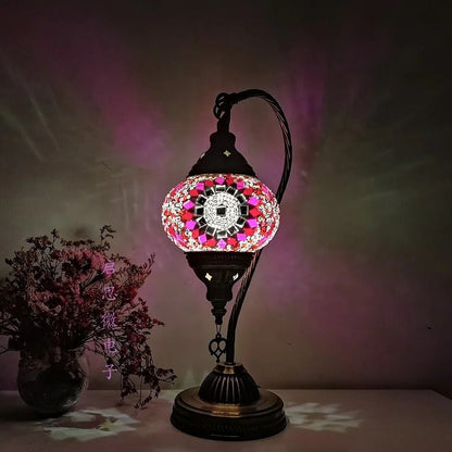 Table Lamp in Turkish Mosaic - Handmade Elegant for your Interior