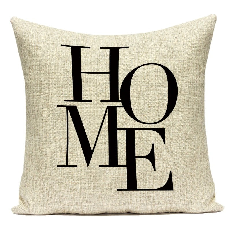 Motto Letters Cushion Covers – A Stylish Message for Your Interior