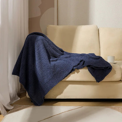 Half Velvet Knitted Blanket – Comfortable &amp; Stylish for Every Season