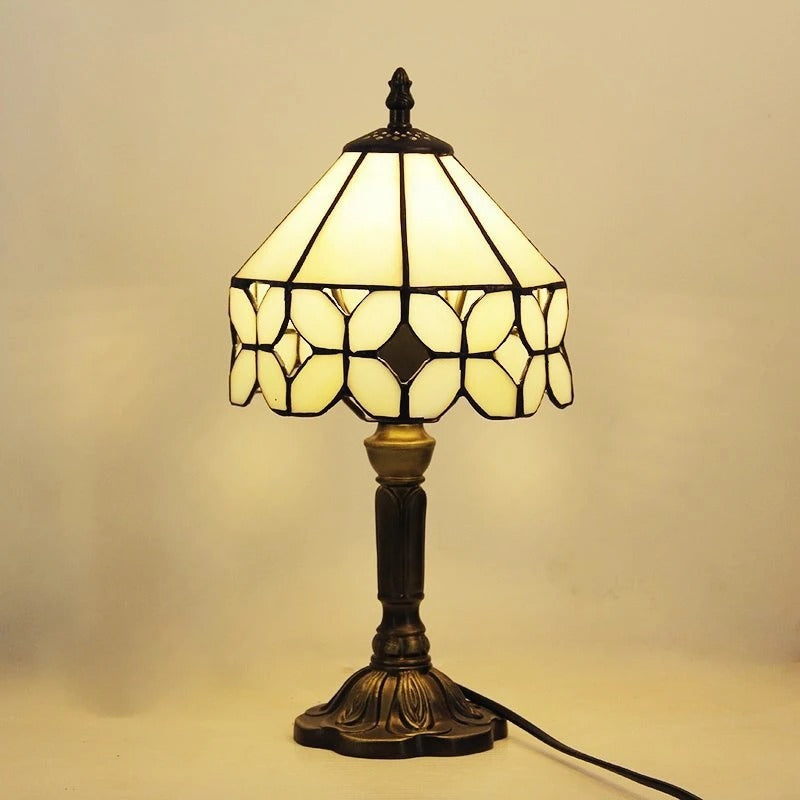 Tafellamp LED Barok Retro E27 - Vintage Tiffany Glas