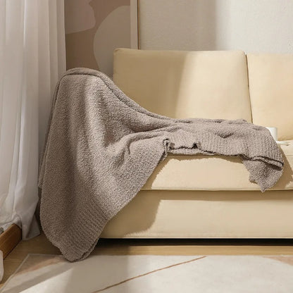 Half Velvet Knitted Blanket – Comfortable &amp; Stylish for Every Season