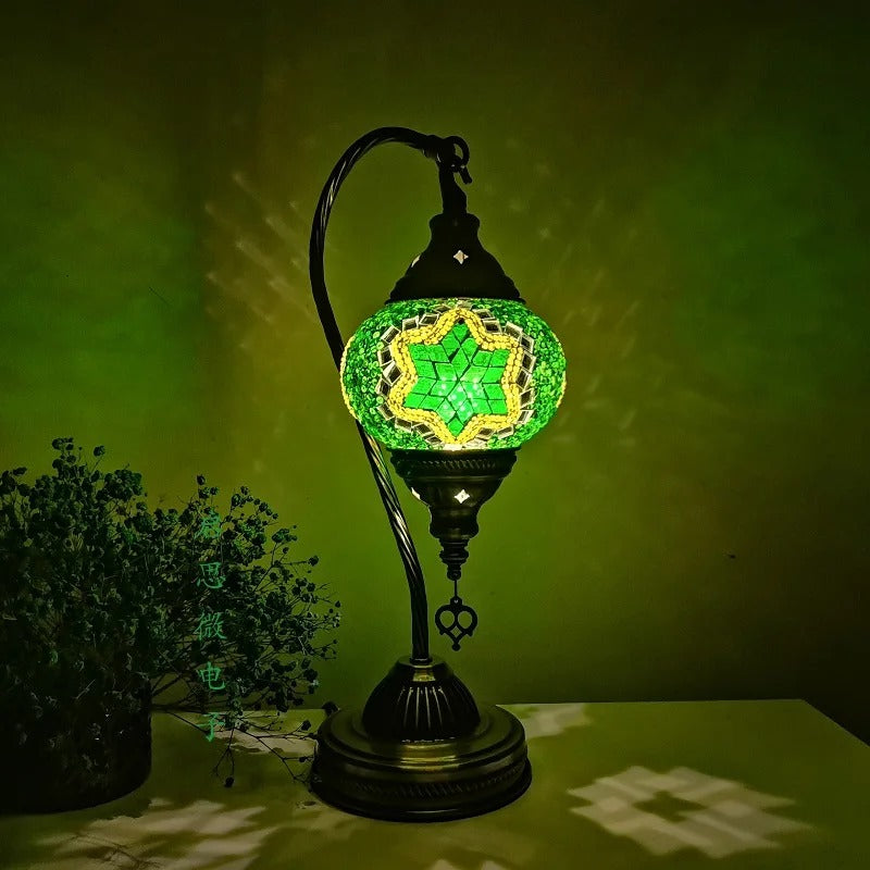 Table Lamp in Turkish Mosaic - Handmade Elegant for your Interior