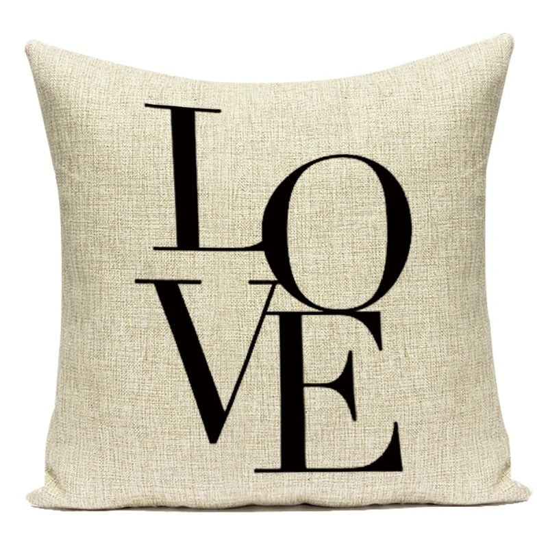 Motto Letters Cushion Covers – A Stylish Message for Your Interior