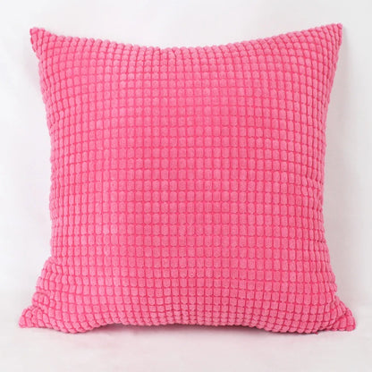 Cotton Corduroy Large Corn Kernel Plush Cushion Cover