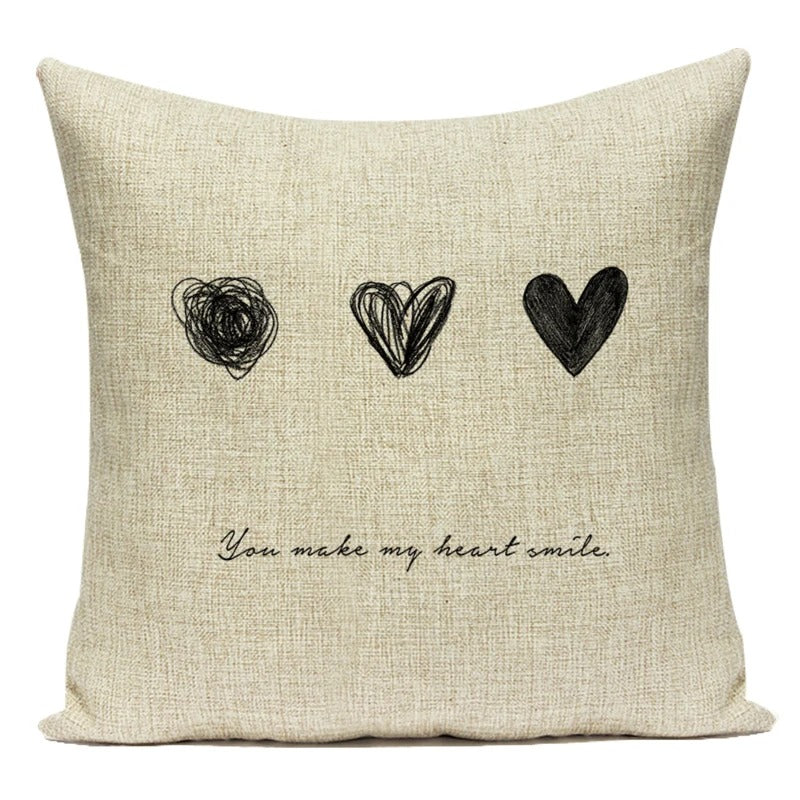 Motto Letters Cushion Covers – A Stylish Message for Your Interior