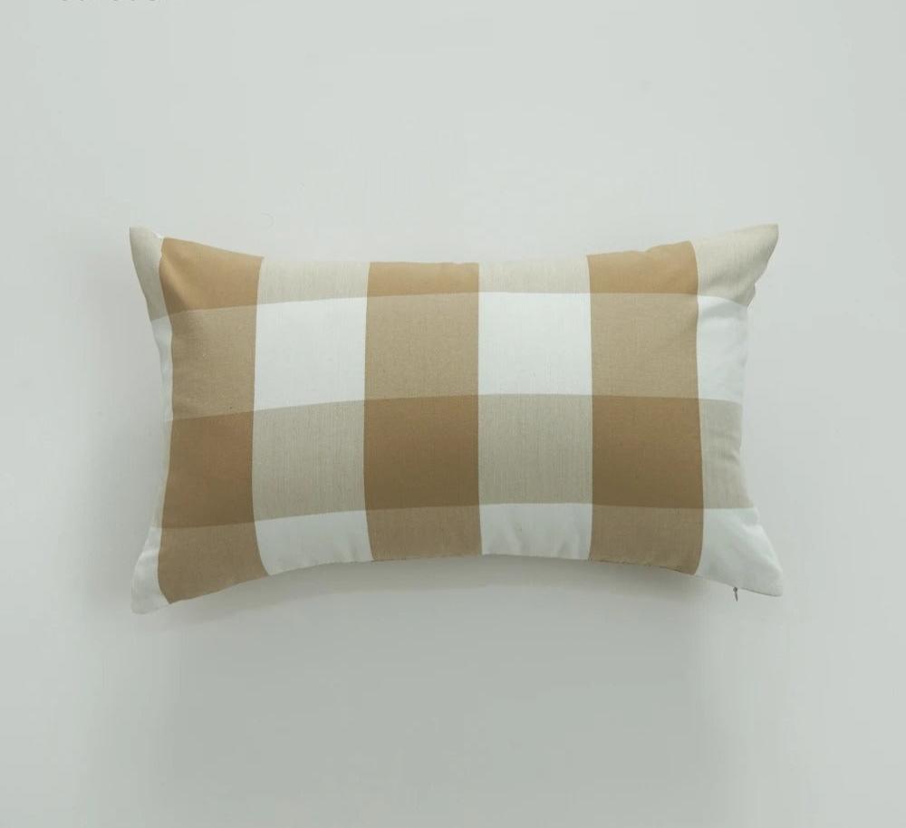 Plaid Cushion Cover – Cotton/Polyester 