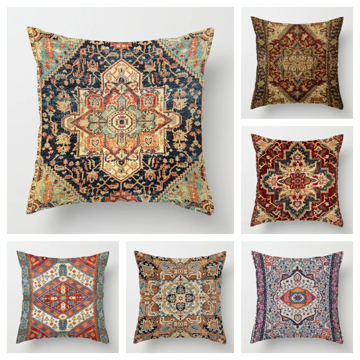 Moroccan Ethnic Pattern Cushion Cover – Exquisite Home Decor for Every Room