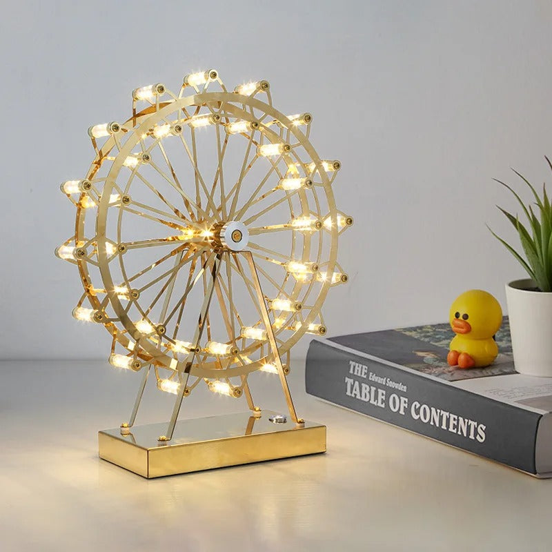 Netherlands Designer Led Ferris Wheel Table Lamp 