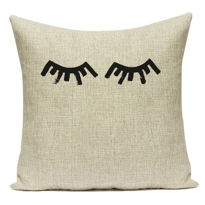 Motto Letters Cushion Covers – A Stylish Message for Your Interior