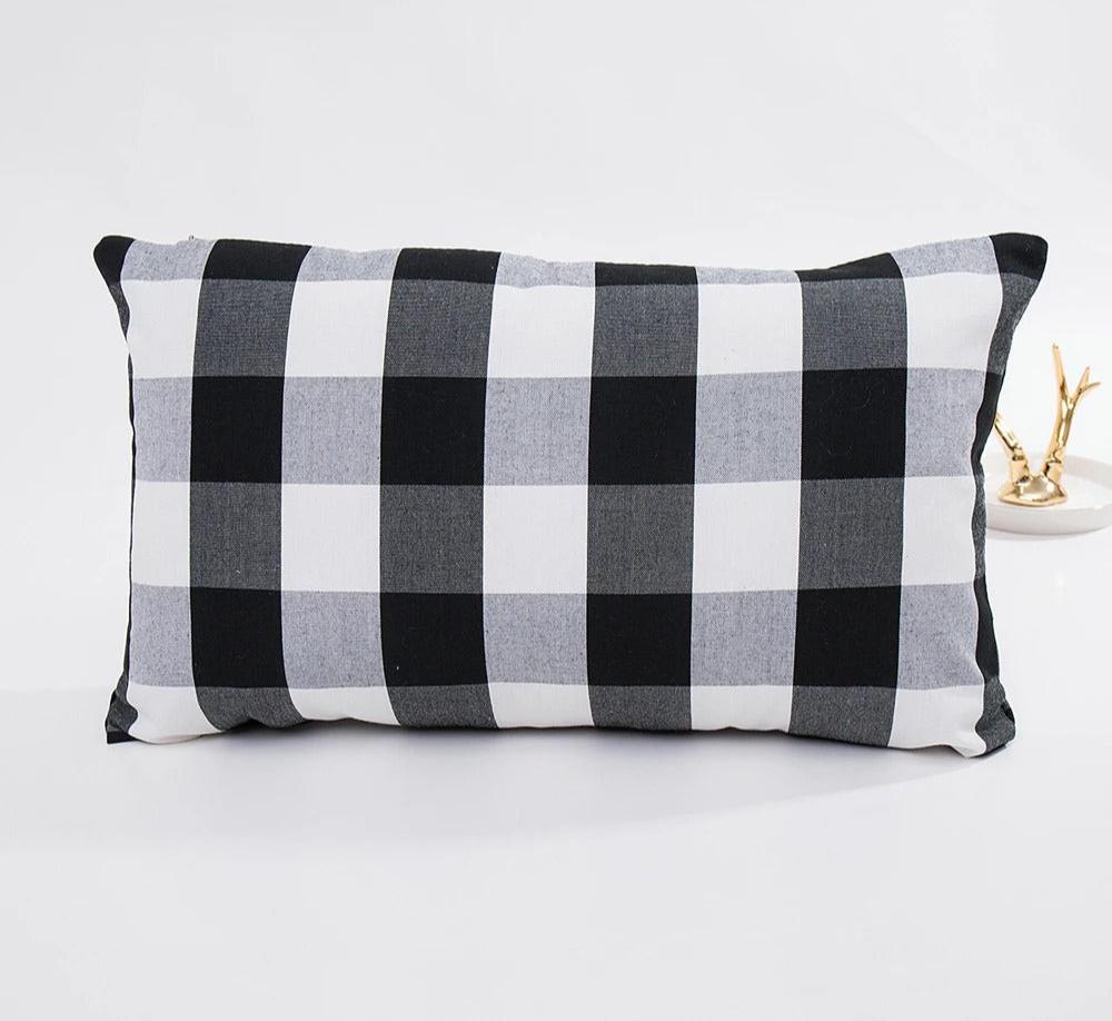 Plaid Cushion Cover – Cotton/Polyester 