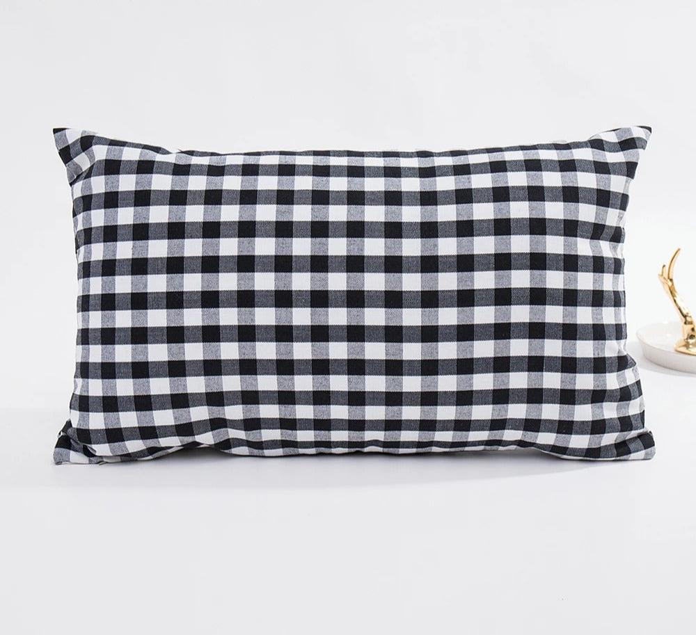 Plaid Cushion Cover – Cotton/Polyester 