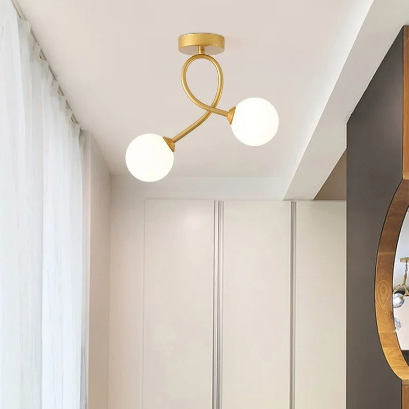 Moderne Glazen Plafondlamp - Minimalistisch Design voor Elke Ruimte