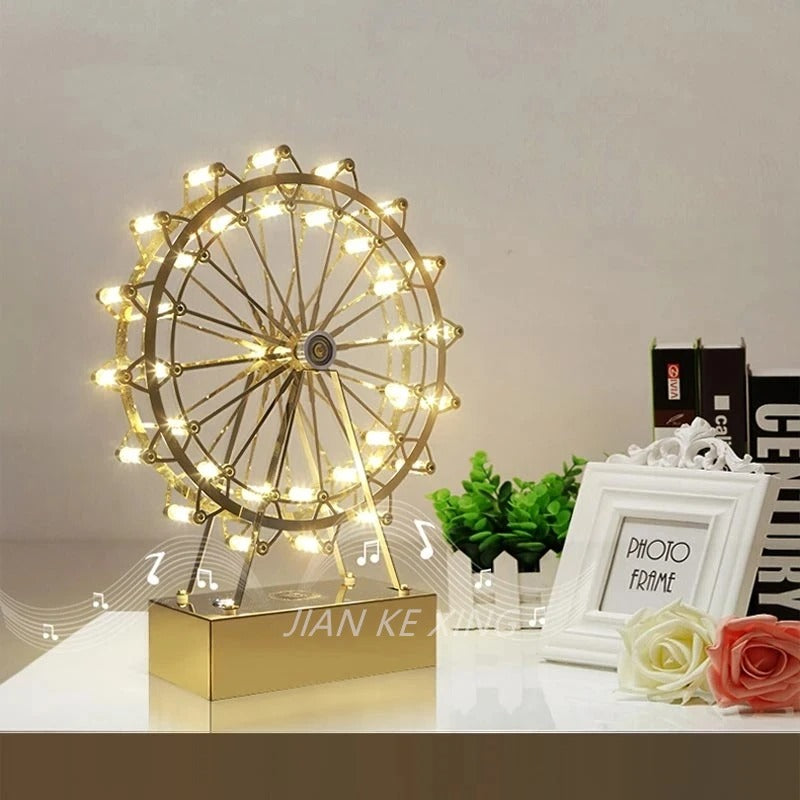 Netherlands Designer Led Ferris Wheel Table Lamp 