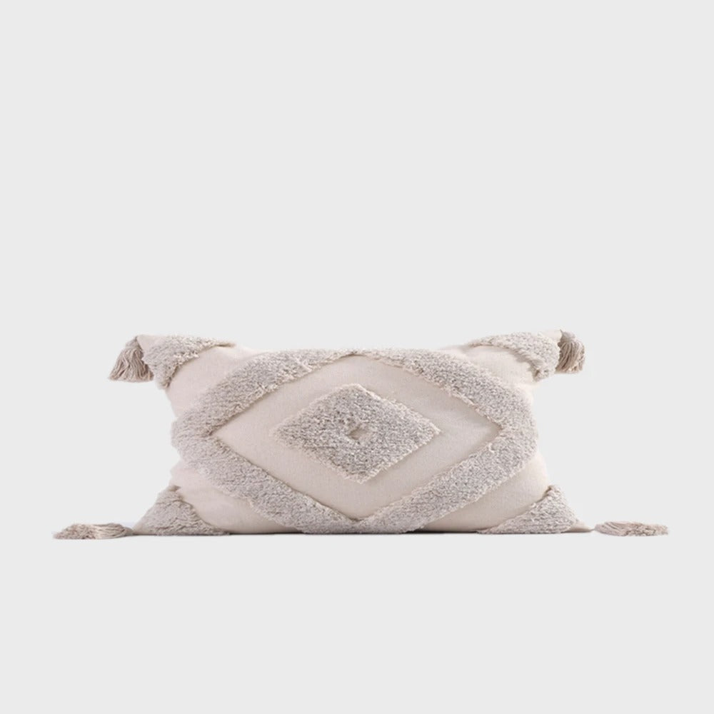 Moroccan Boho Tufted Cushion Cover