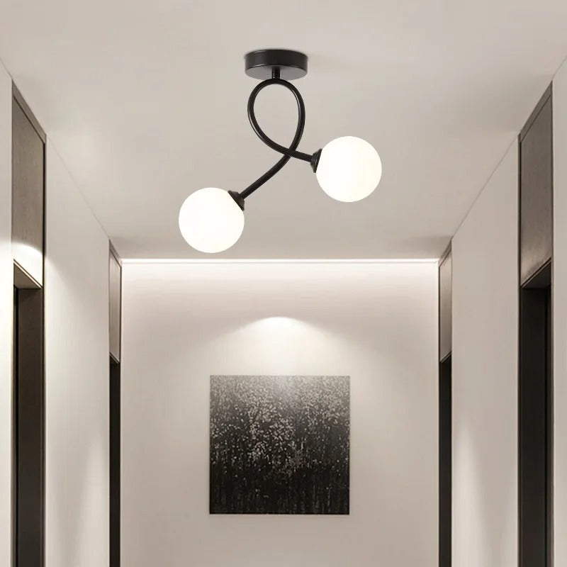 Moderne Glazen Plafondlamp - Minimalistisch Design voor Elke Ruimte