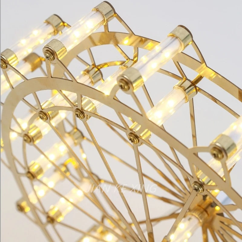 Netherlands Designer Led Ferris Wheel Table Lamp 