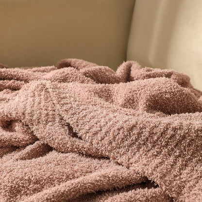 Half Velvet Knitted Blanket – Comfortable &amp; Stylish for Every Season