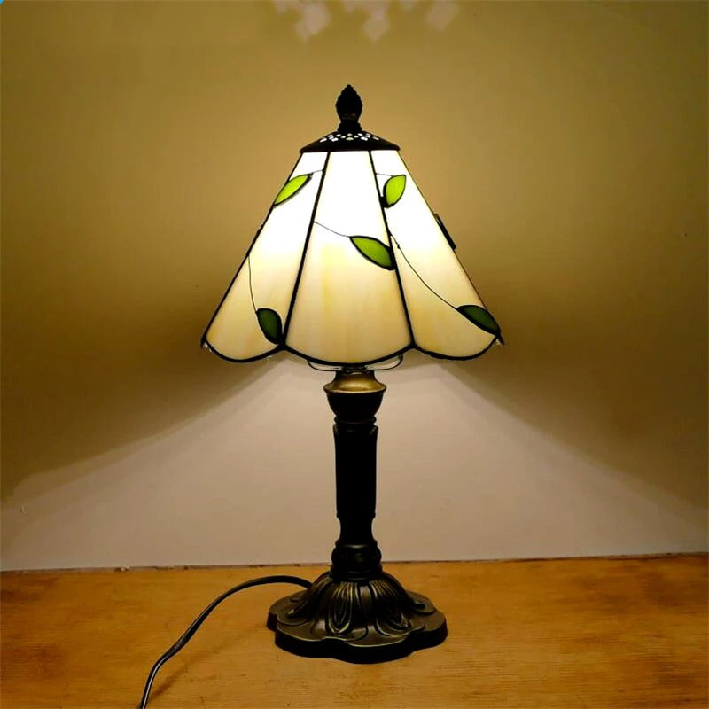 Table lamp LED Baroque Retro E27 - Vintage Tiffany Glass