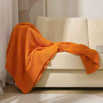 Half Velvet Knitted Blanket – Comfortable &amp; Stylish for Every Season