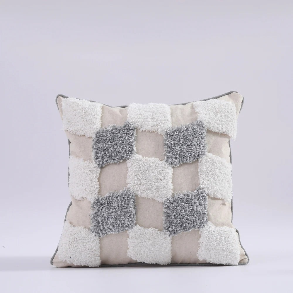 Moroccan Boho Tufted Cushion Cover