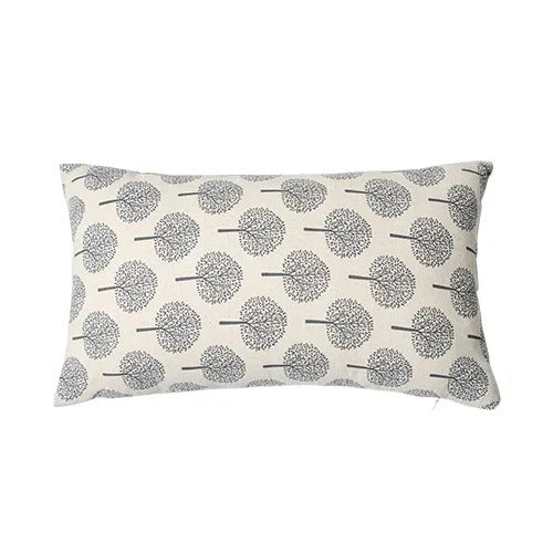 Linen Cushion Cover with Textile Print – For Living Room &amp; Bedroom