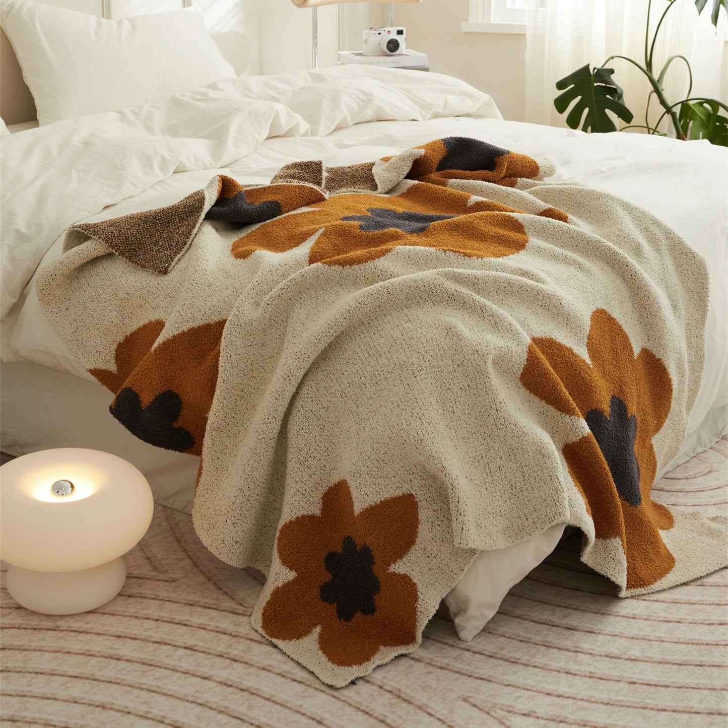 Super Zachte Gezellige Bloemen Deken - Je Ultieme Comfort Companion!