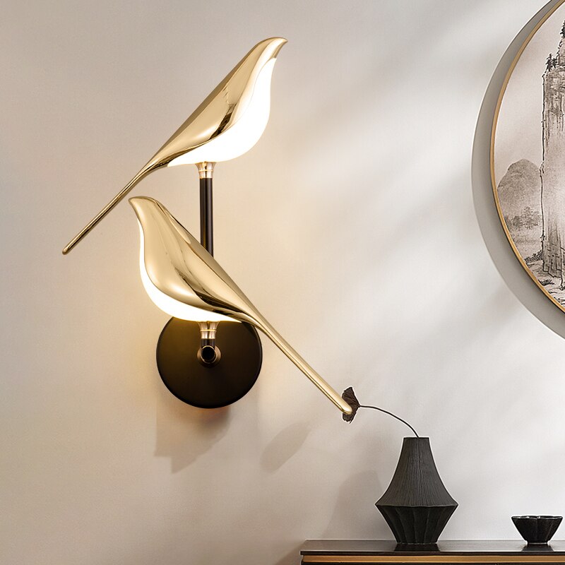 MrBird - Moderne Wandlamp in Vogelvorm