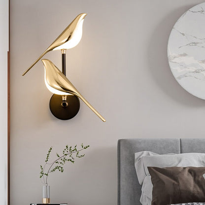 LumiBird - Scandinavian LED bird wall lamp