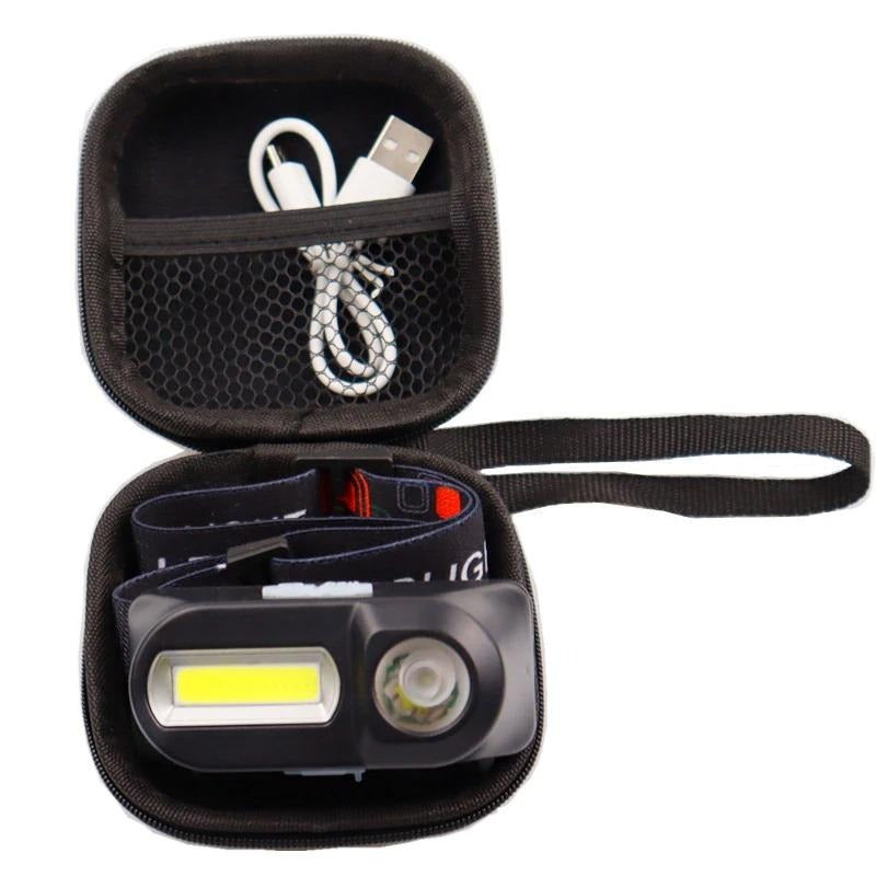 LUMINO - USB Rechargeable LED Headlamp with XPE+COB Technology