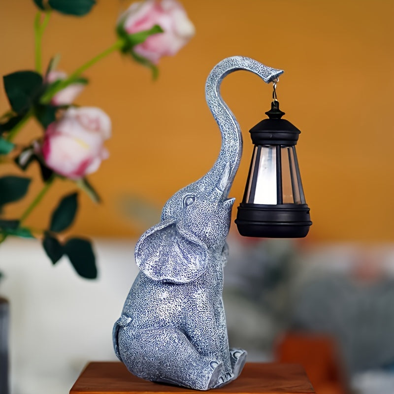 ElephantGlow – Elephant Garden Lamp 