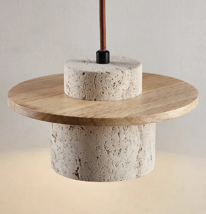 EarthLuxe – Timeless Travertine Design Chandelier 