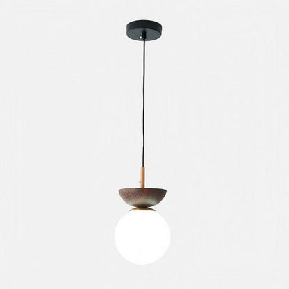 ElementBois - Nordic Half Wood Pendant Lamp