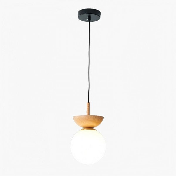 ElementBois - Nordic Half Wood Pendant Lamp