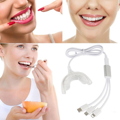 Whitening Kit with LED Light and Teeth Whitening Gel