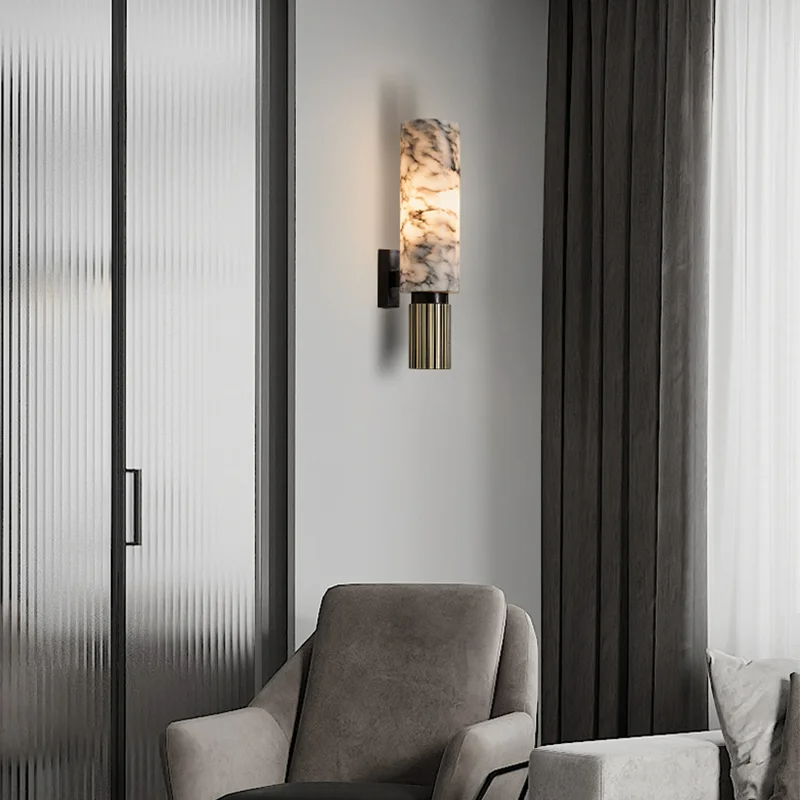 MarbleGlow - Marble Wall Lamp 