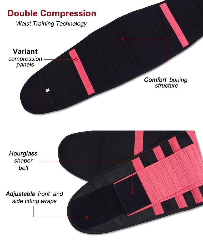 Waist Trainer Sweatband | Fat Burning and Postpartum Support 