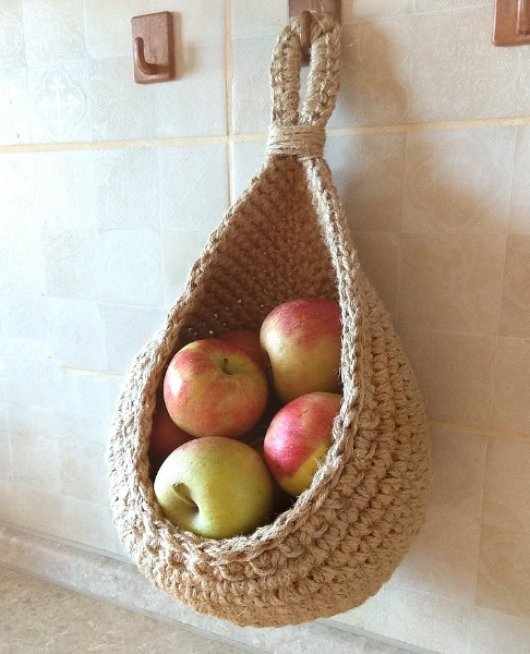 Hanging Wall Vegetable and Fruit Baskets 