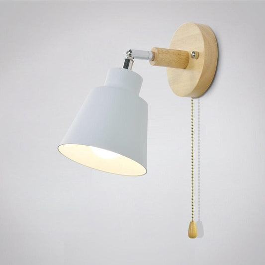 Draaibare Collin Wandlamp met Trekketting Schakelaar