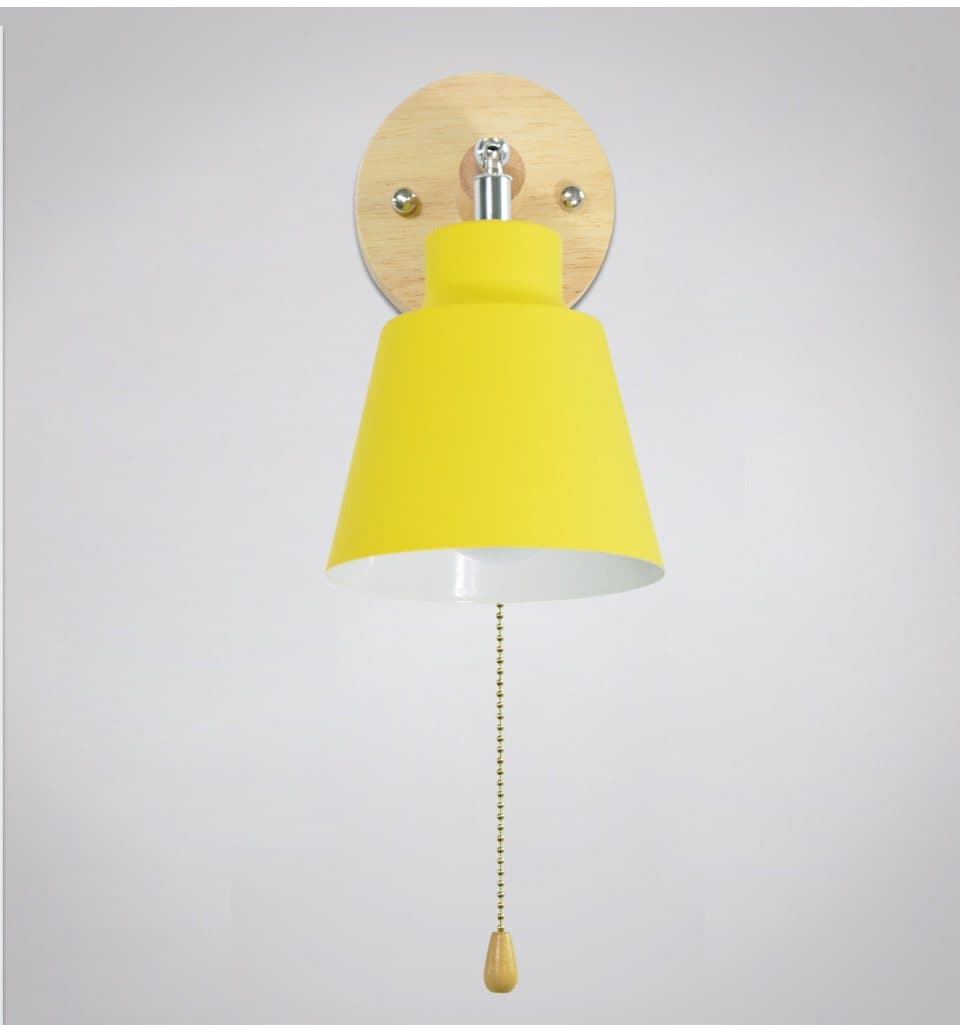 Rotating Collin Wall Lamp with Pull Chain Switch 