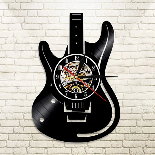 SonicBeat - Guitar Vinyl Wall Clock