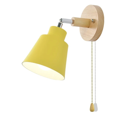 Rotating Collin Wall Lamp with Pull Chain Switch 