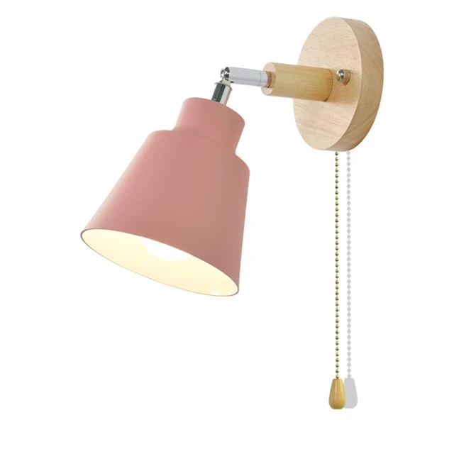 Rotating Collin Wall Lamp with Pull Chain Switch 