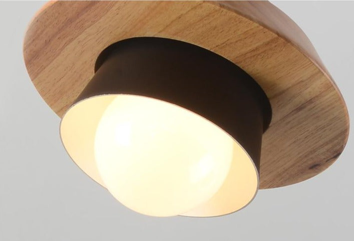 Modern Scandinavian Wooden Pendant Lamp 