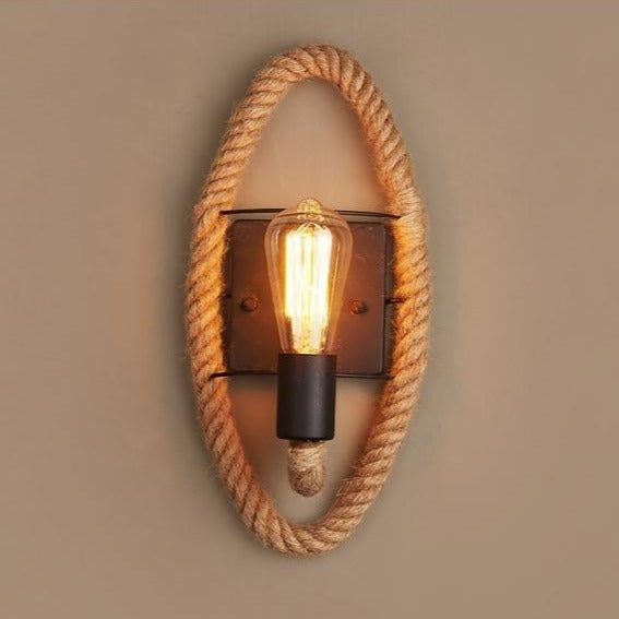 Vintage Rope Wall Lamp