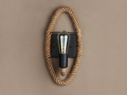 Vintage Rope Wall Lamp