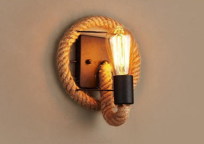 Vintage Rope Wall Lamp