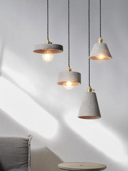 Lumina - Stylish Zement Pendant Lamps for an Industrial Interior 