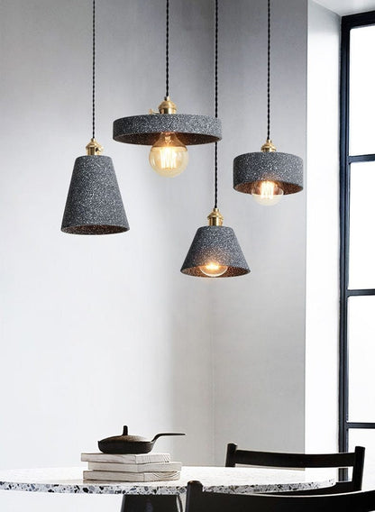 Lumina - Stylish Zement Pendant Lamps for an Industrial Interior 