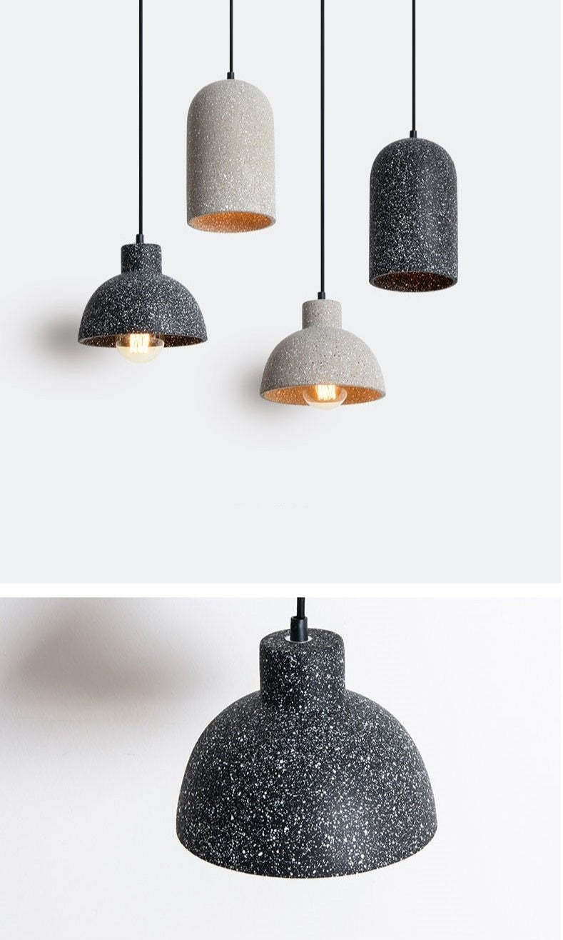 Lumina - Stylish Zement Pendant Lamps for an Industrial Interior 