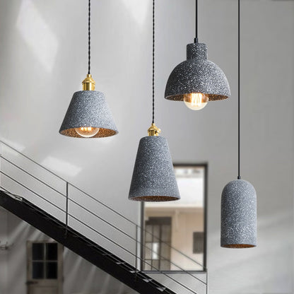 Lumina - Stylish Zement Pendant Lamps for an Industrial Interior 